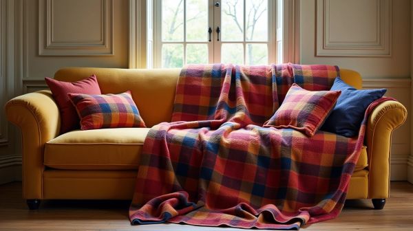 Choisir un plaid canapé : allier chaleur et style intérieur