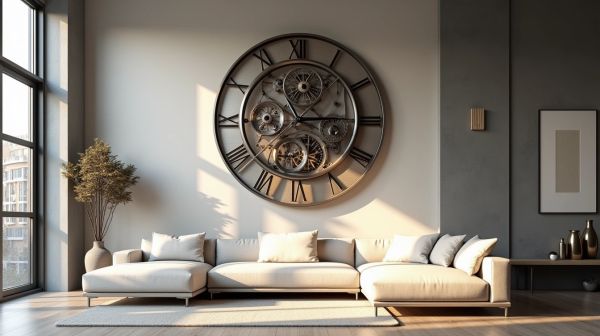 Refaites votre intérieur avec une horloge métallique élégante