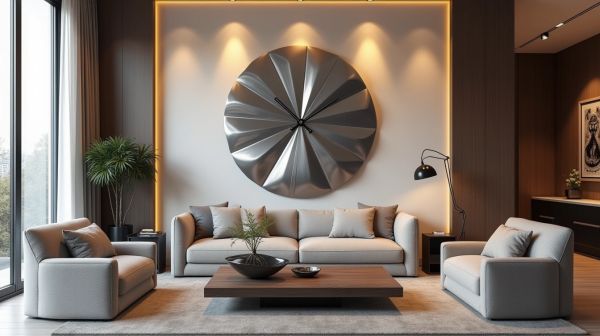 Refaites votre intérieur avec une horloge métallique élégante