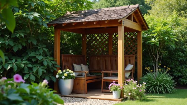 Un abri de jardin en composite allie résistance et modernité