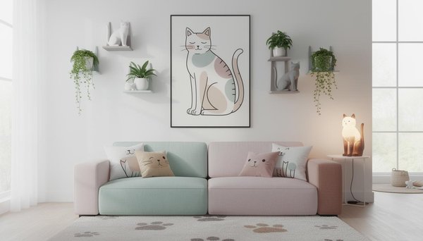 Décorations chats : les tendances déco qui séduisent les passionnés en 2026